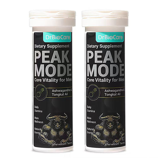 DrBioCare Peak Mode Core Vitality for Men 7-in-1 Effervescent Tablets, 24 Tablets