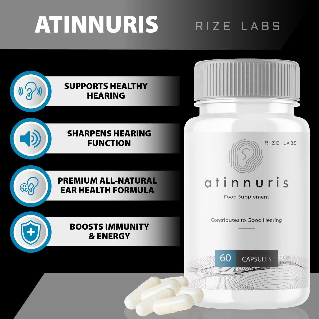 rize labs Atinnuris Capsules 60 Count