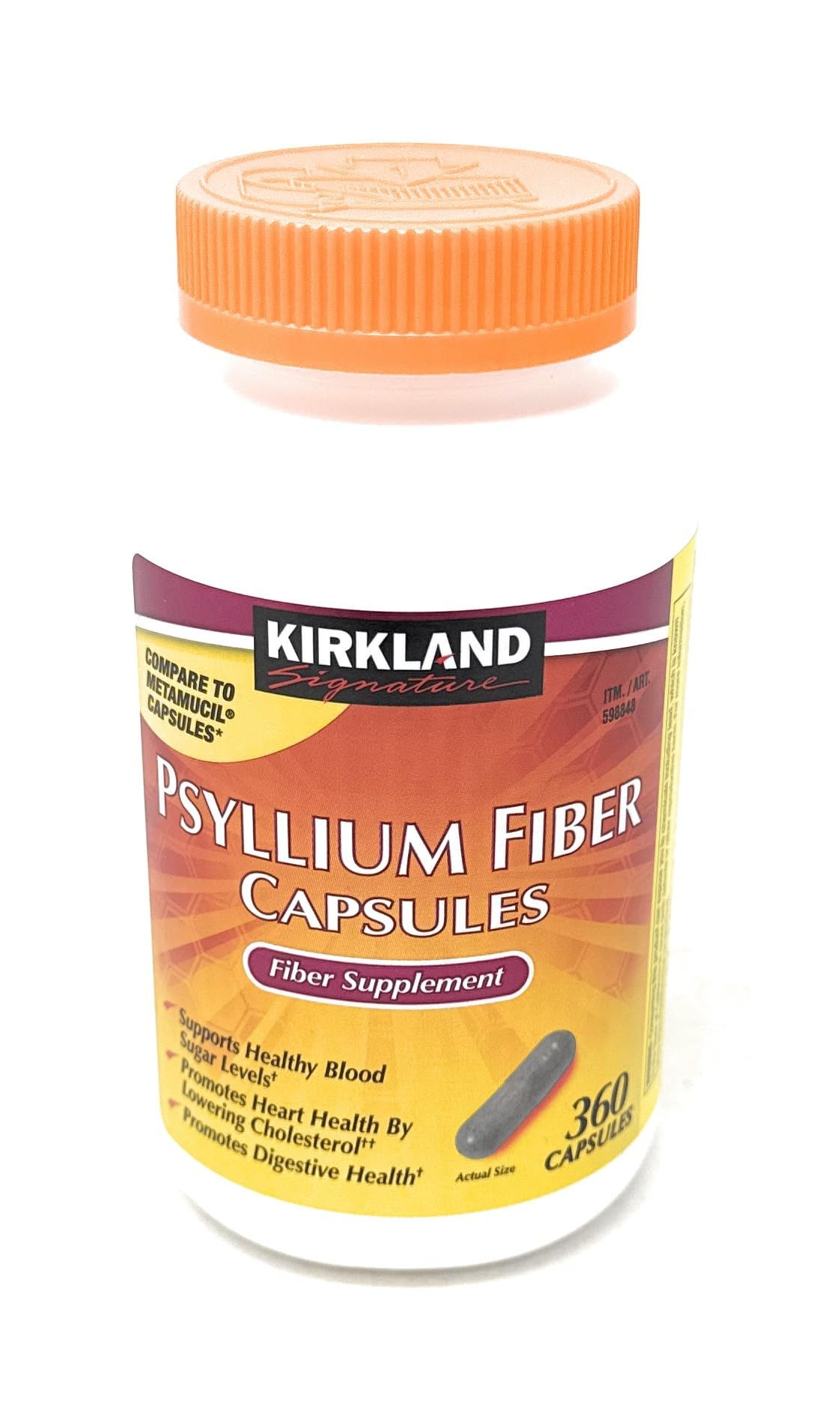 Kirkland Fiber Capsules for Regularity, 360 Capsules