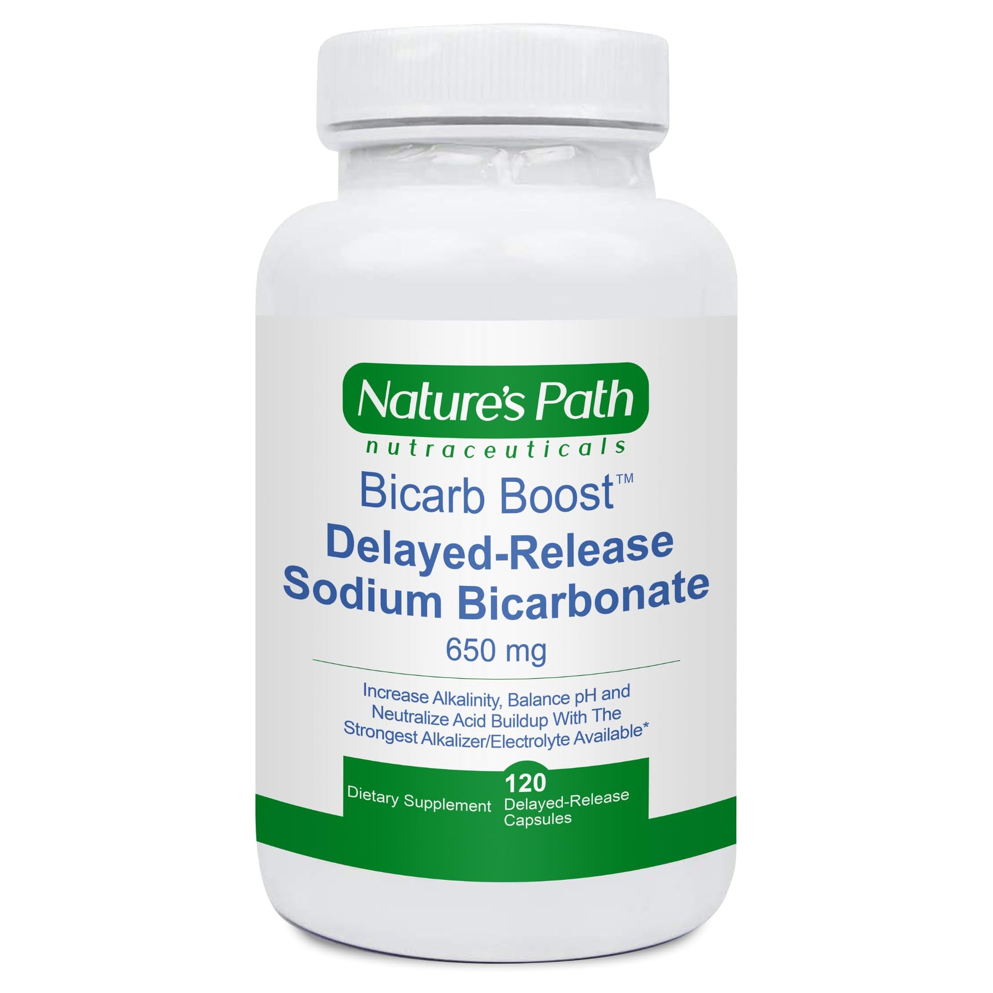 NATURE'S PATH NUTRACEUTICALS Sodium Bicarbonate 650 mg Tablets, 120 Tablets