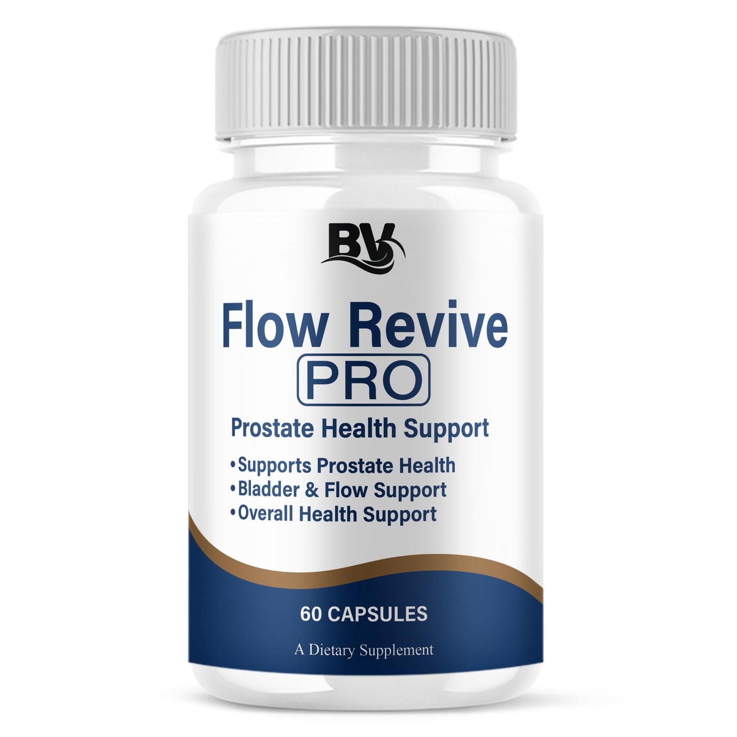 BLUE VIBE Flow Revive Pro Premium Prostate Support Capsules, 60 Capsules