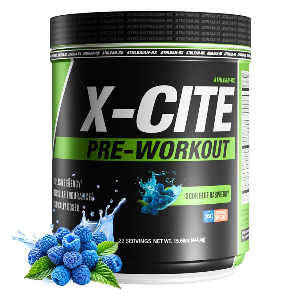ATHLEAN-RX X-CITE Pre-Workout Powder 15.61 Ounce