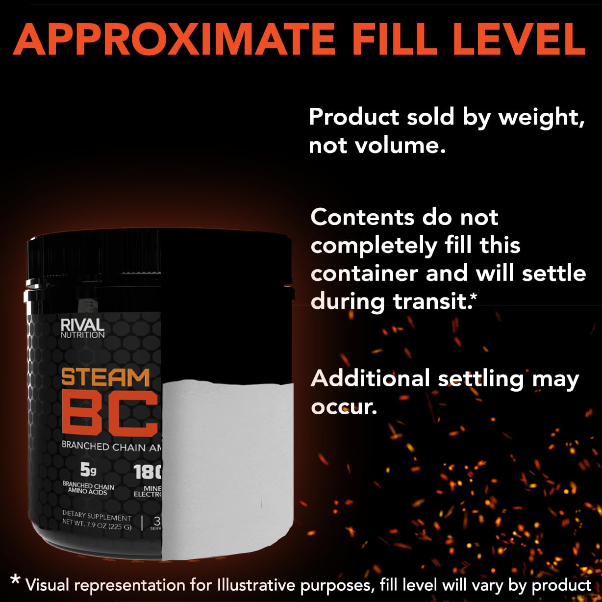 RIVAL NUTRITION Steam BCAA I Powder 7.9