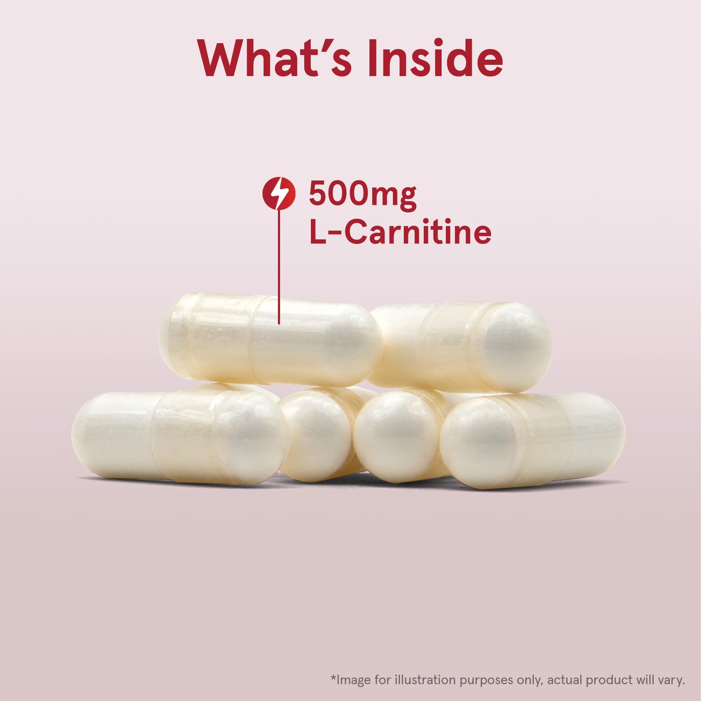 Jarrow Formulas L-Carnitine 500 mg Capsules 50 Count
