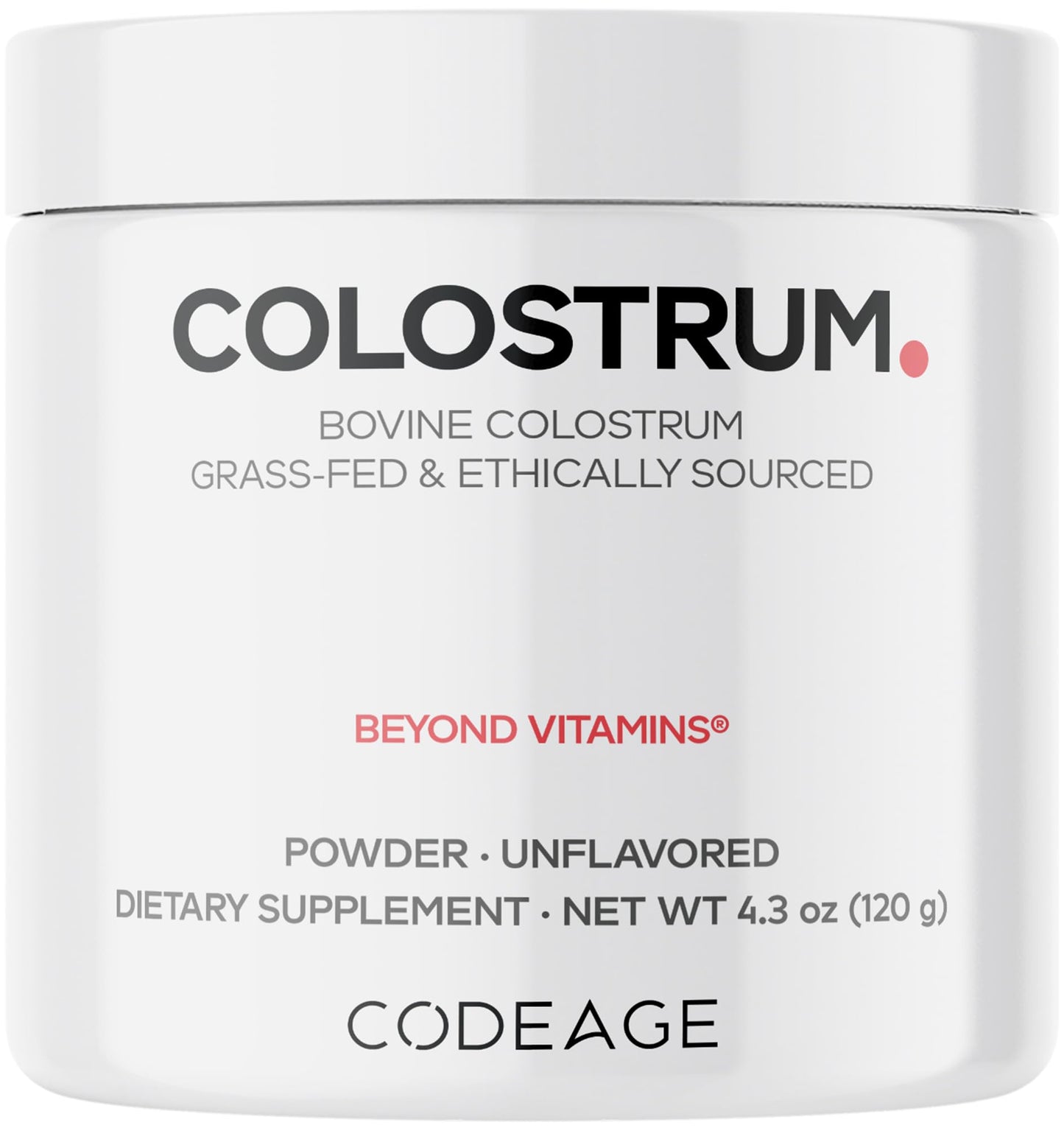 Codeage Bovine Colostrum Powder 4.3 Ounce