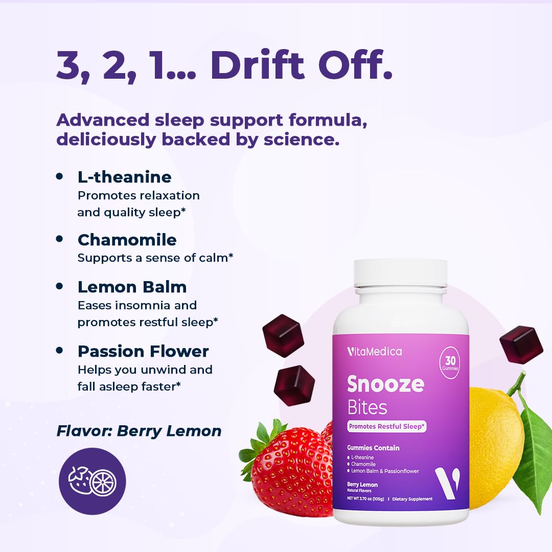 VitaMedica Snooze Sleep Gummies 60 Count