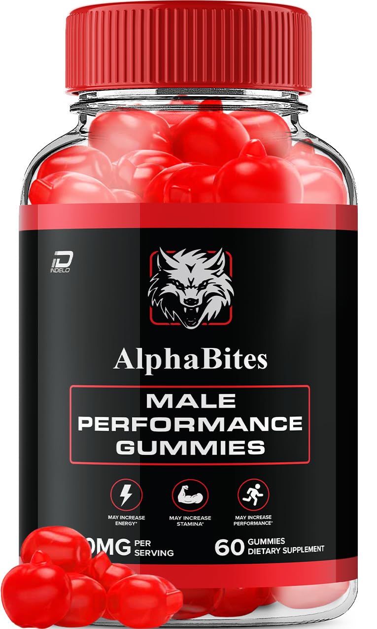 Indelo Alpha Bites for Men Gummies, 60 Count