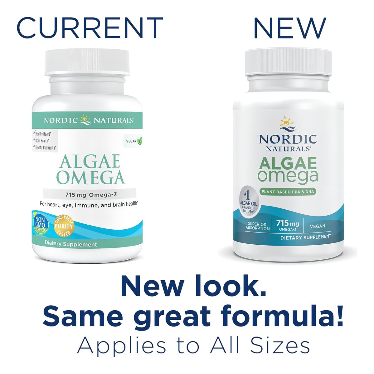 Nordic Naturals Algae Omega Soft Gels 60 Count
