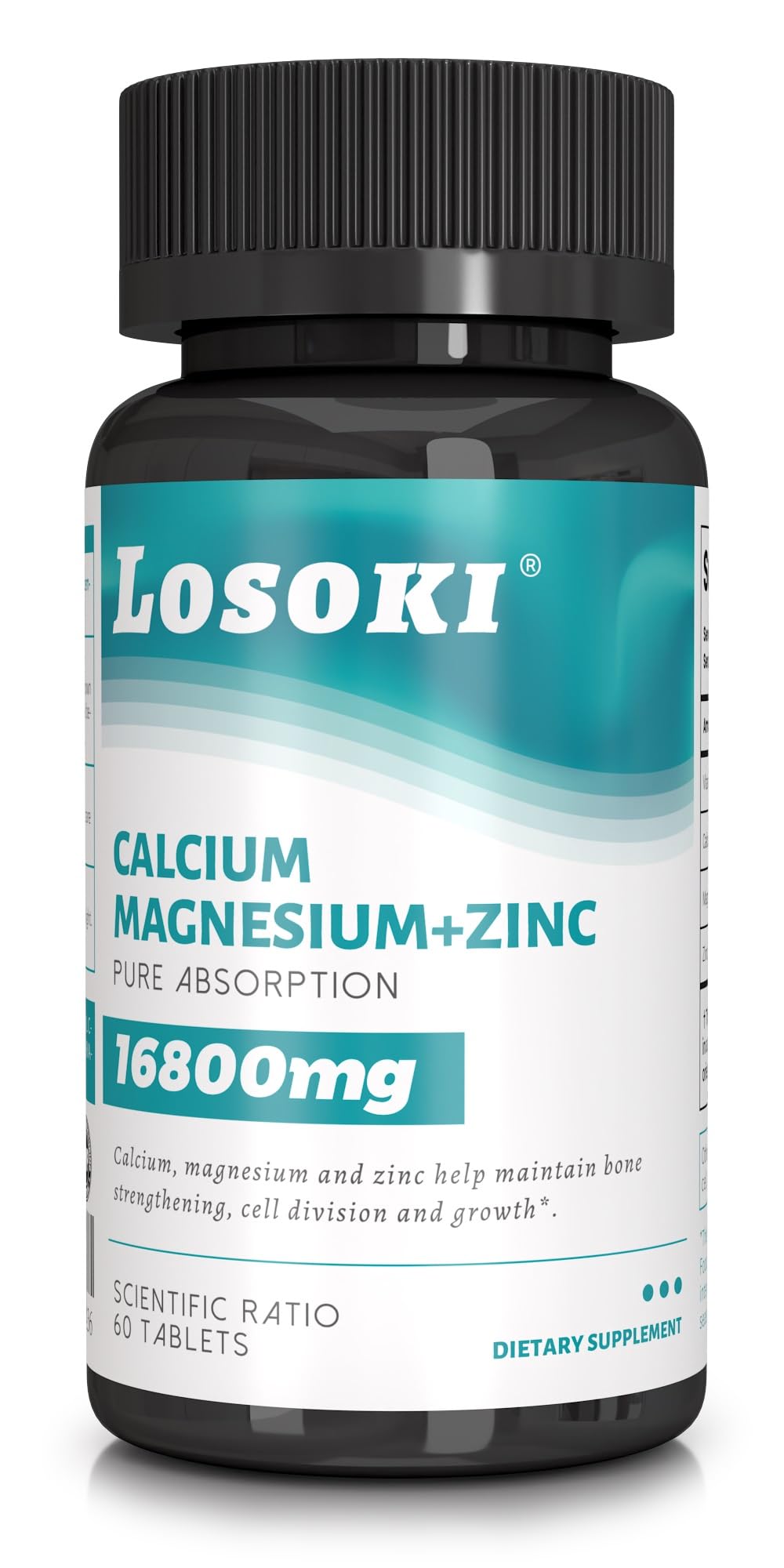 Losoki Calcium Magnesium Zinc Supplement Tablet 60 Tablets