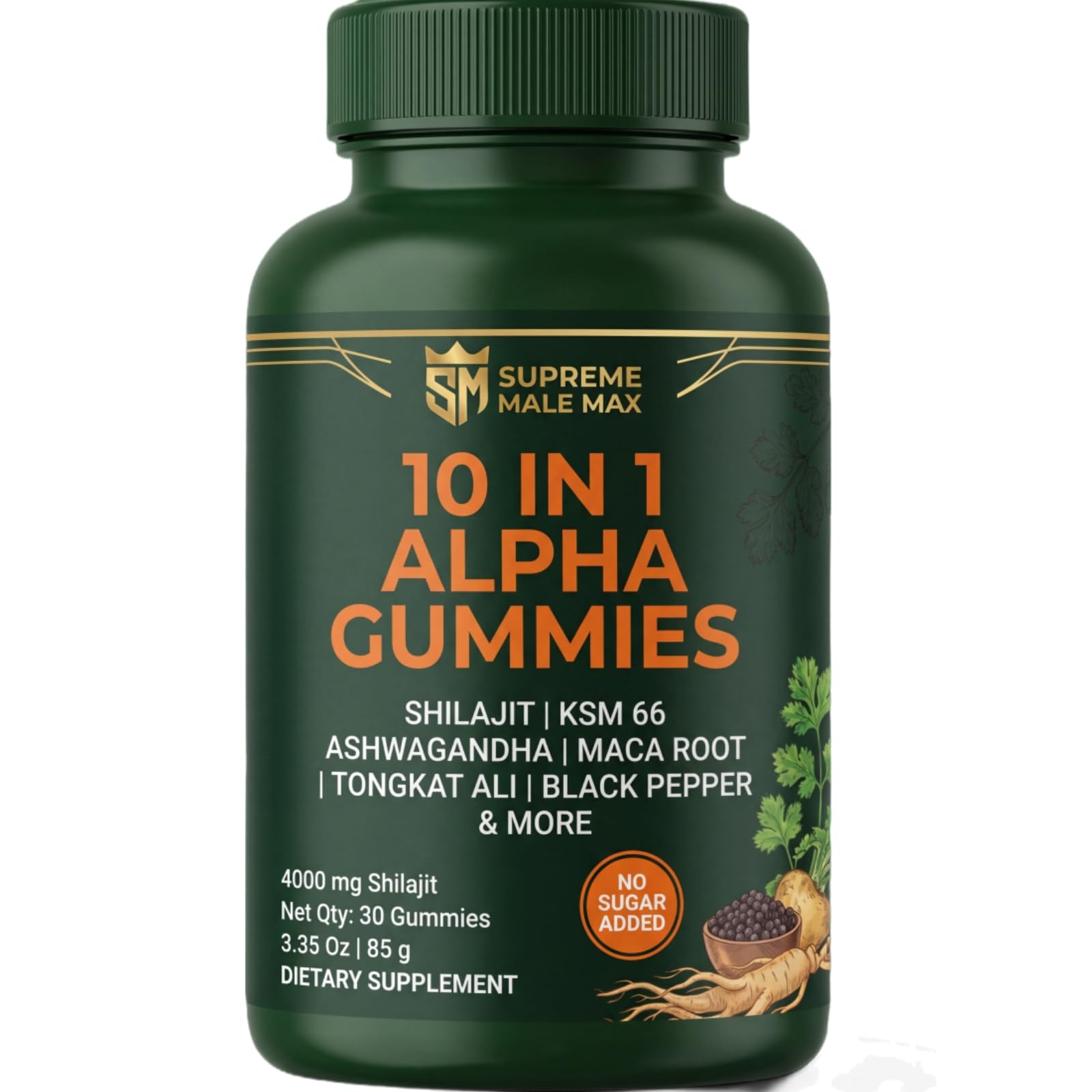 Hunjiry Supreme Male Max Alpha Gummies 30 Count