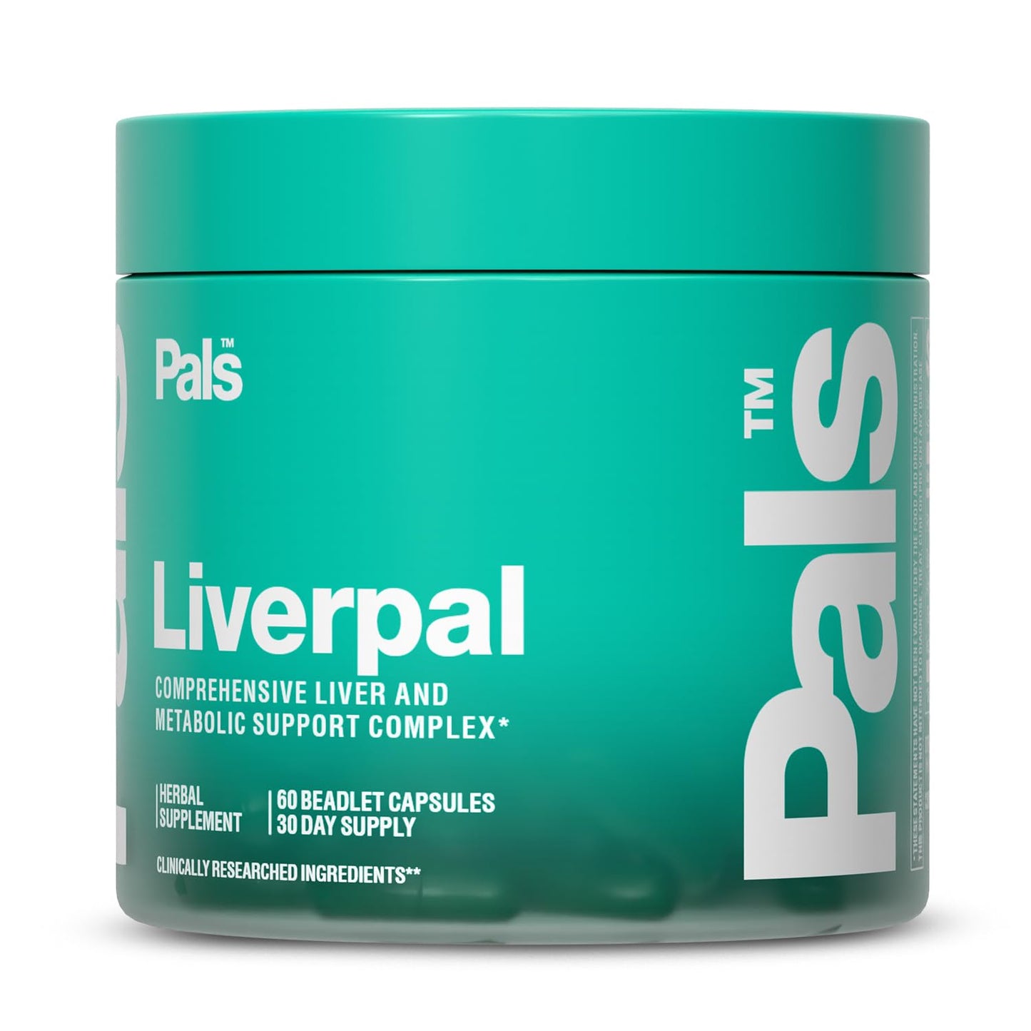PALS Liver Cleanse Detox & Repair Vitamins with Artichoke & Silymarin 1000mg, 60 Capsules