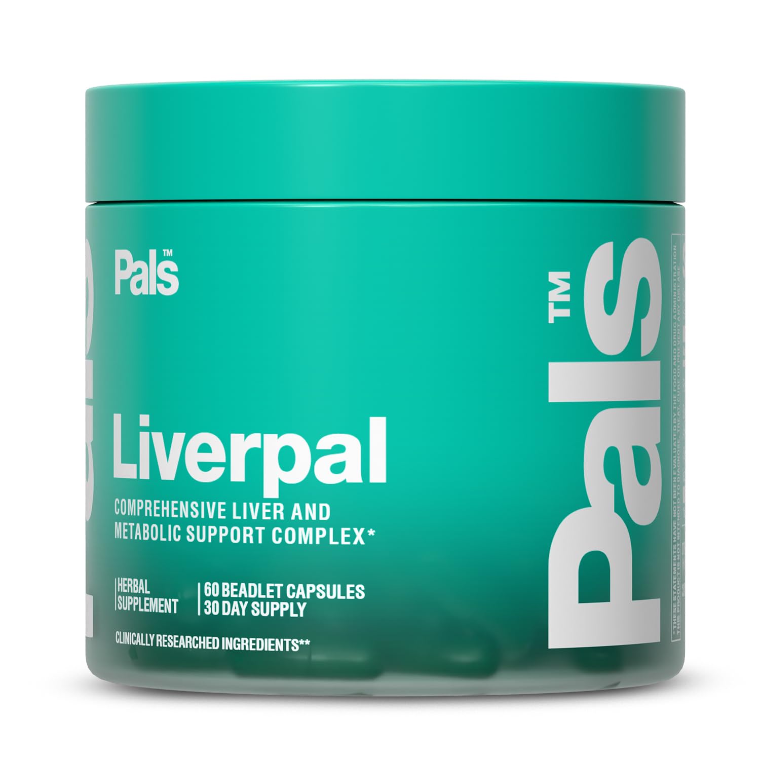PALS Liver Cleanse Detox & Repair Vitamins with Artichoke & Silymarin 1000mg, 60 Capsules