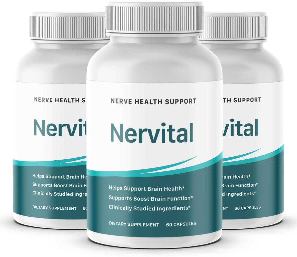 Fitness InspireWays Nervital Brain Health Dietary Supplement Capsules 60