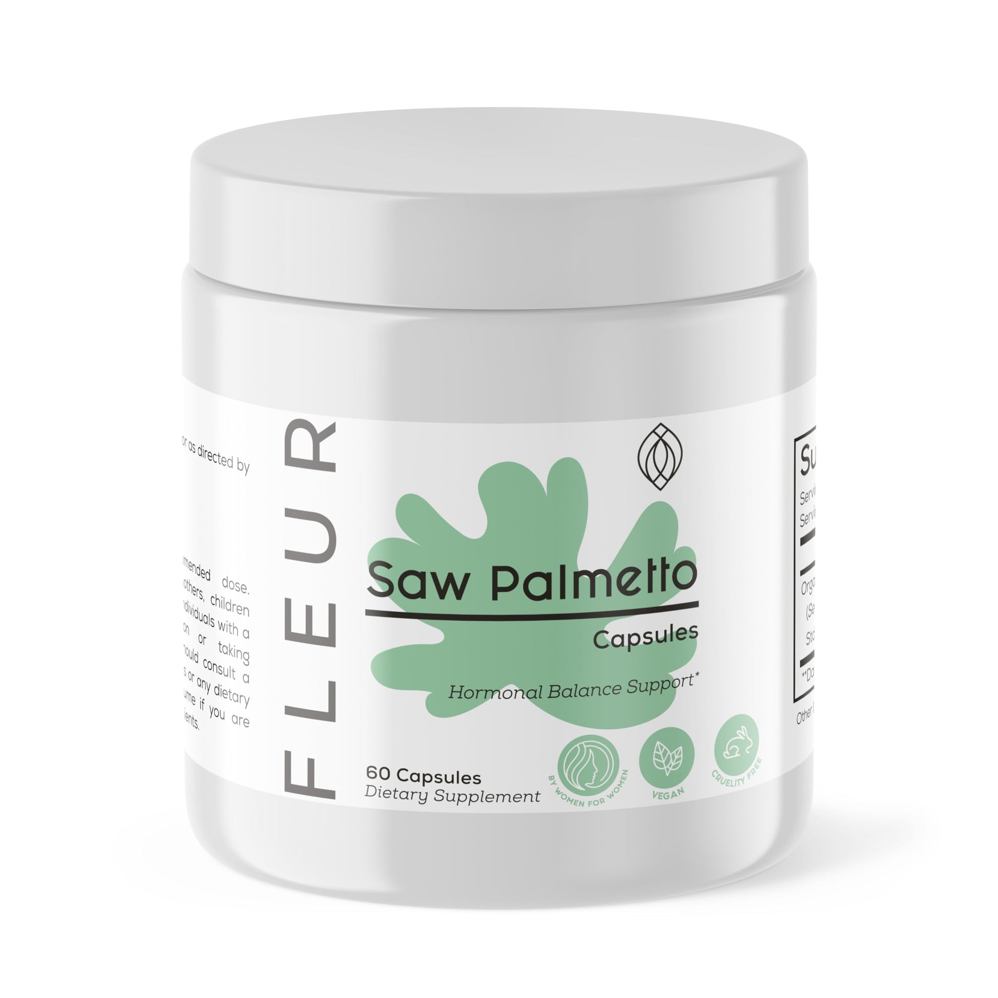 FLEUR Saw Palmetto Supplement Capsule, 60 Capsules