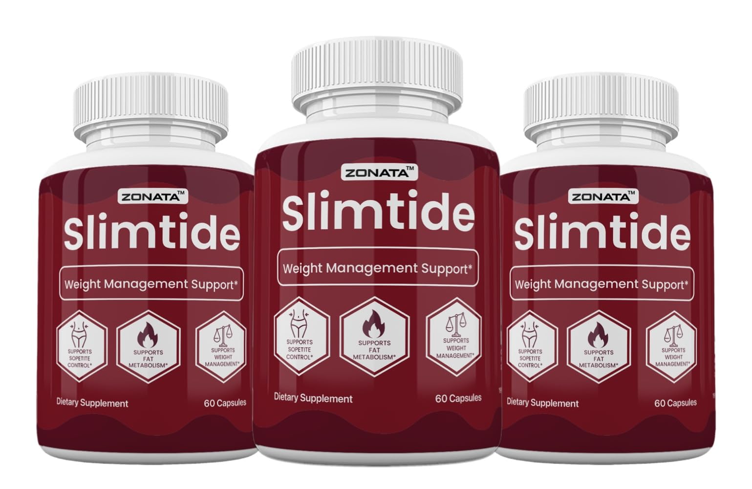 Zonata Slimtide Capsules, 180 Capsules