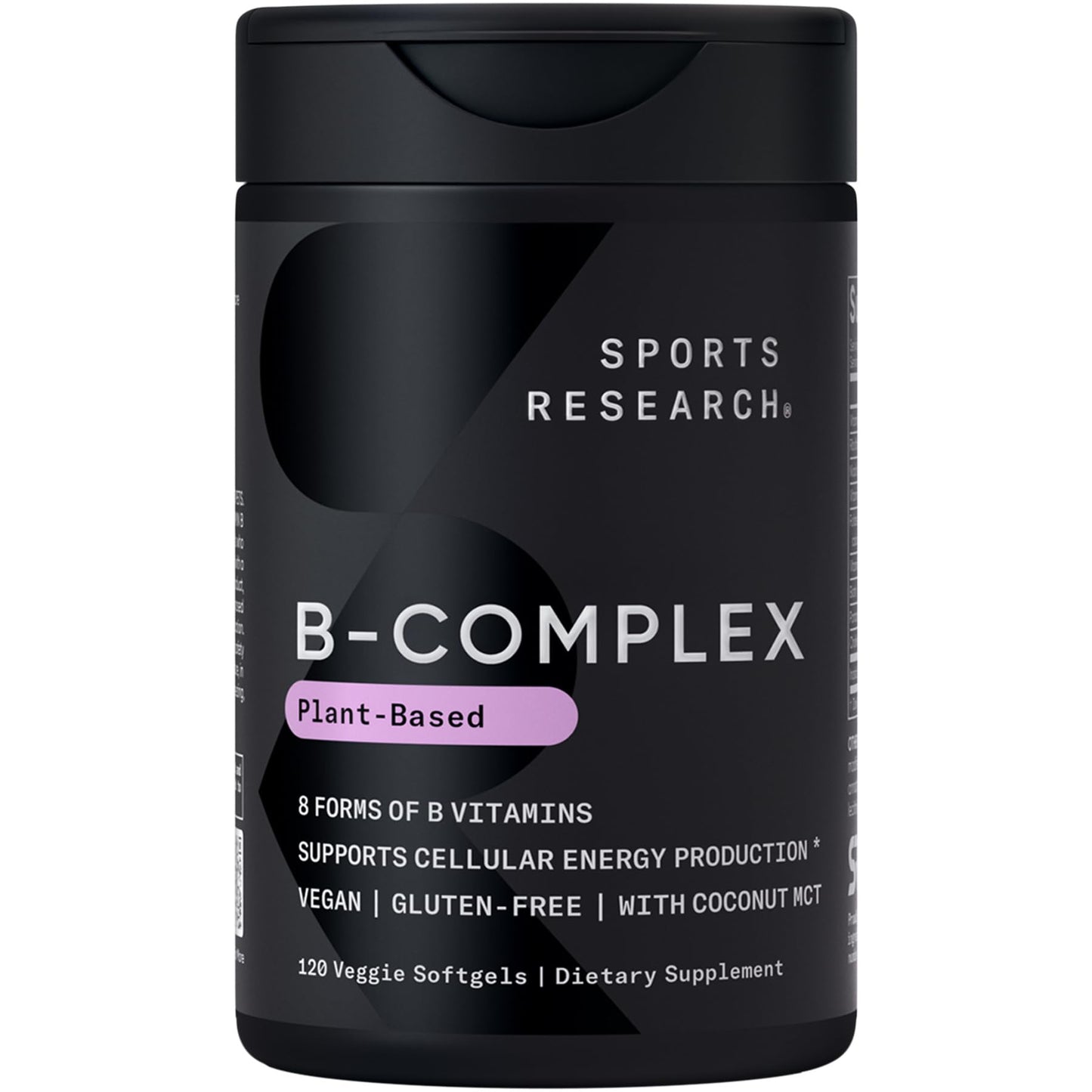 Sports Research Vitamin B-Complex Softgels 120