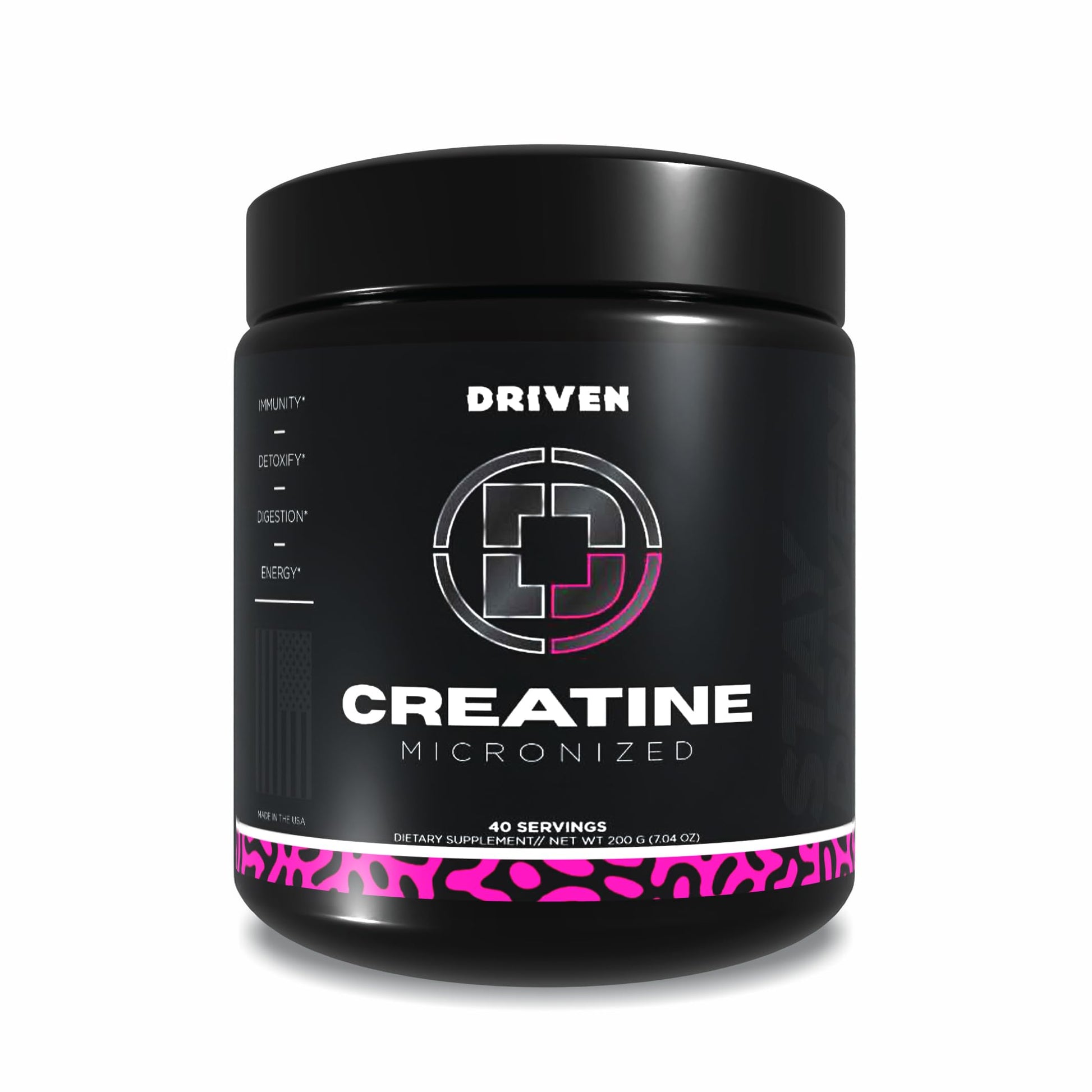 Driven Nutrition Micronized Creatine Monohydrate Powder, 7.06 Ounce