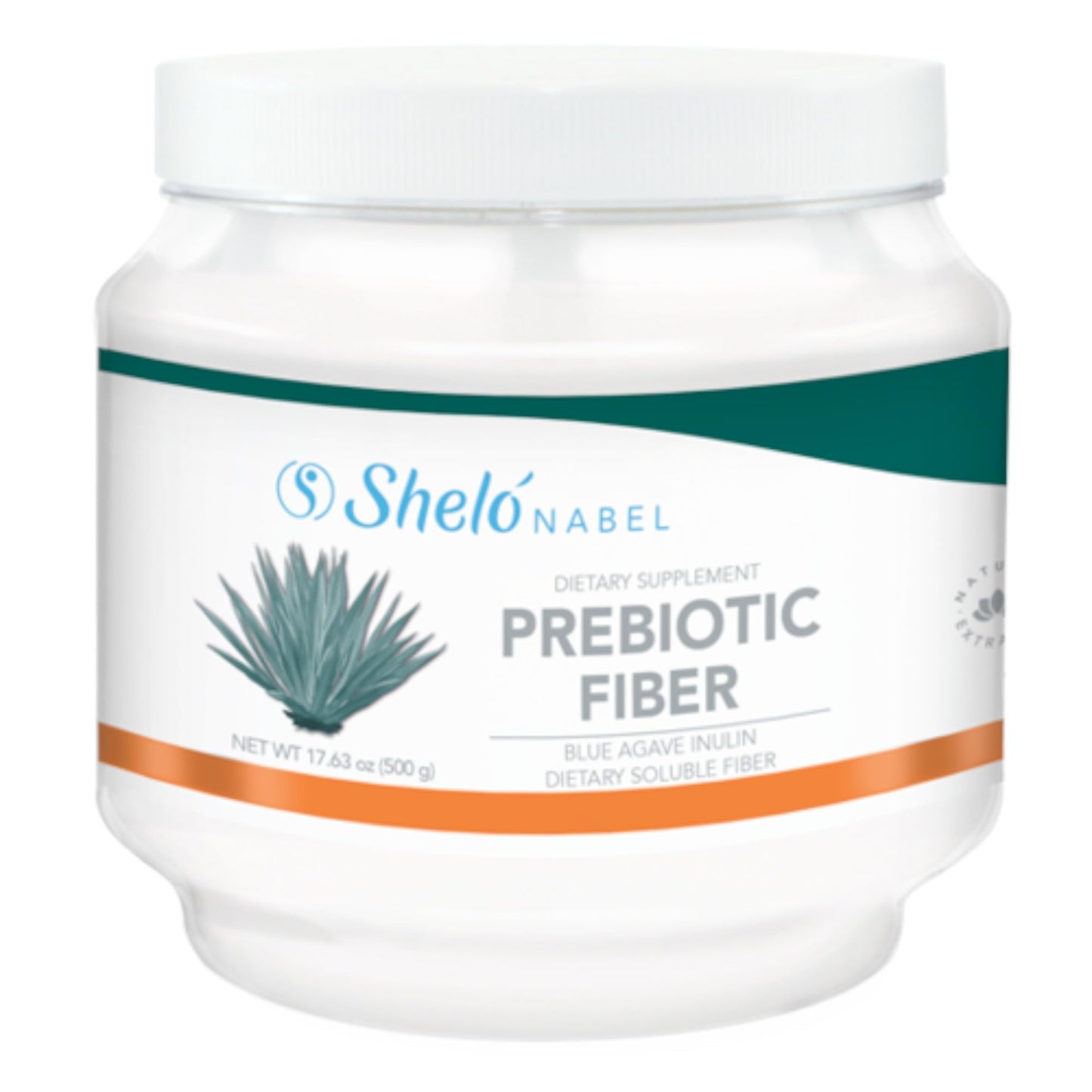 Sheló NABEL Prebiotic Fiber Blue Agave Inulin Powdered Premix 17.63 oz
