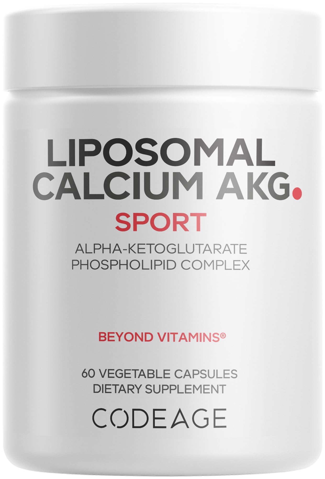 Codeage Liposomal Calcium AKG Supplement Capsule 60 Capsules