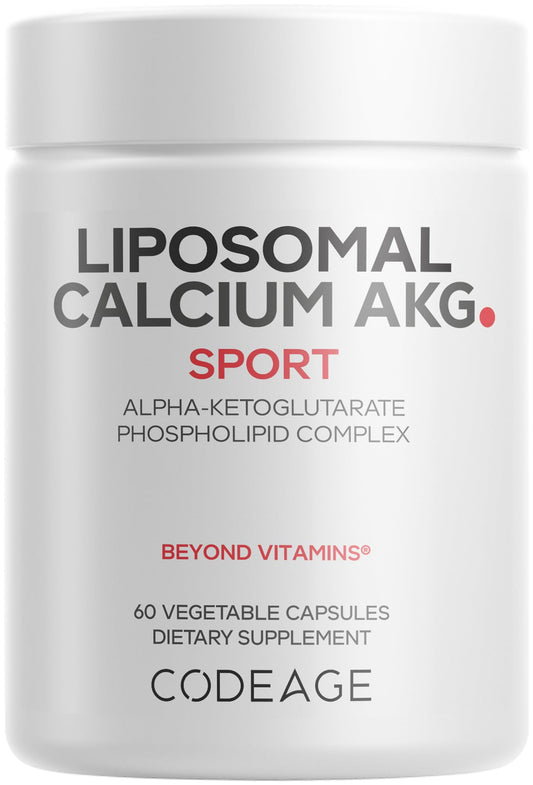 Codeage Liposomal Calcium AKG Supplement Capsule 60 Capsules