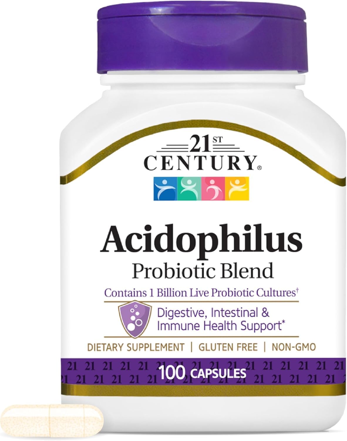 21st Century Acidophilus Capsules 300 Count