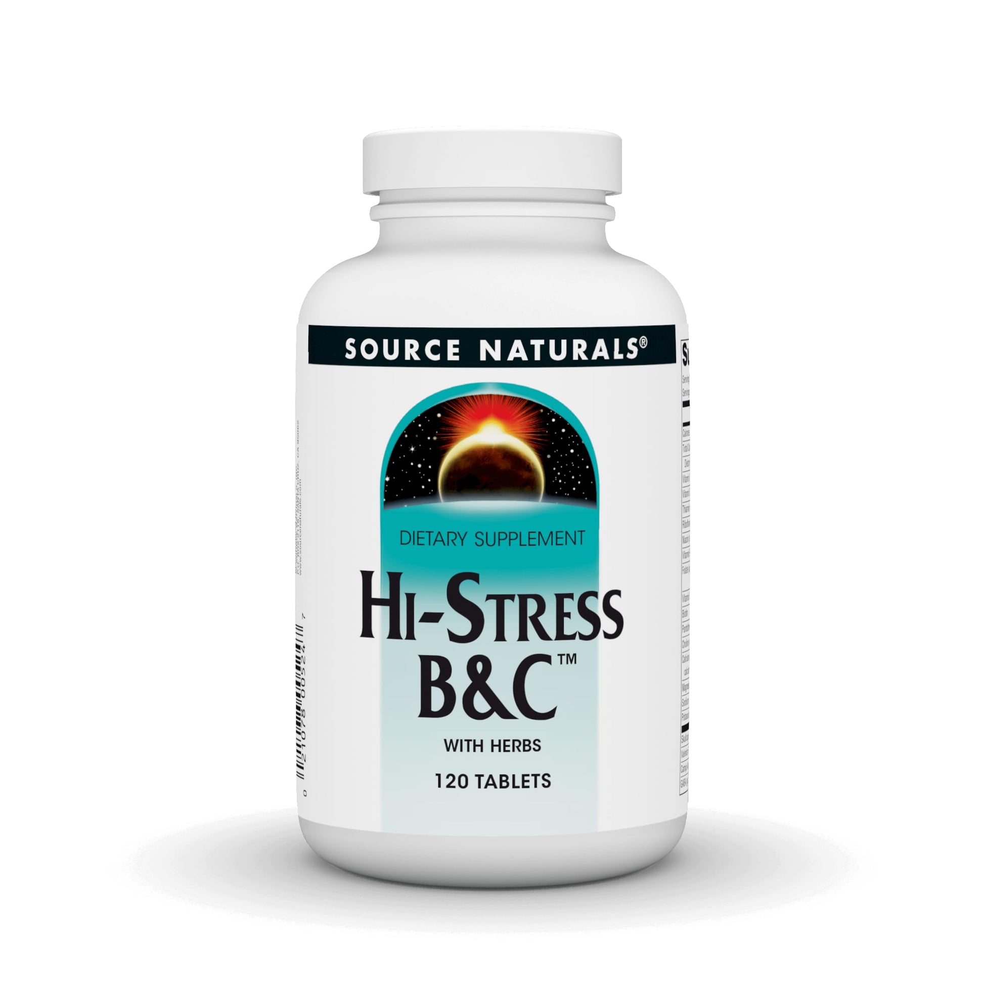 Source Naturals Hi-Stress B&C with Herbs Tablet 120