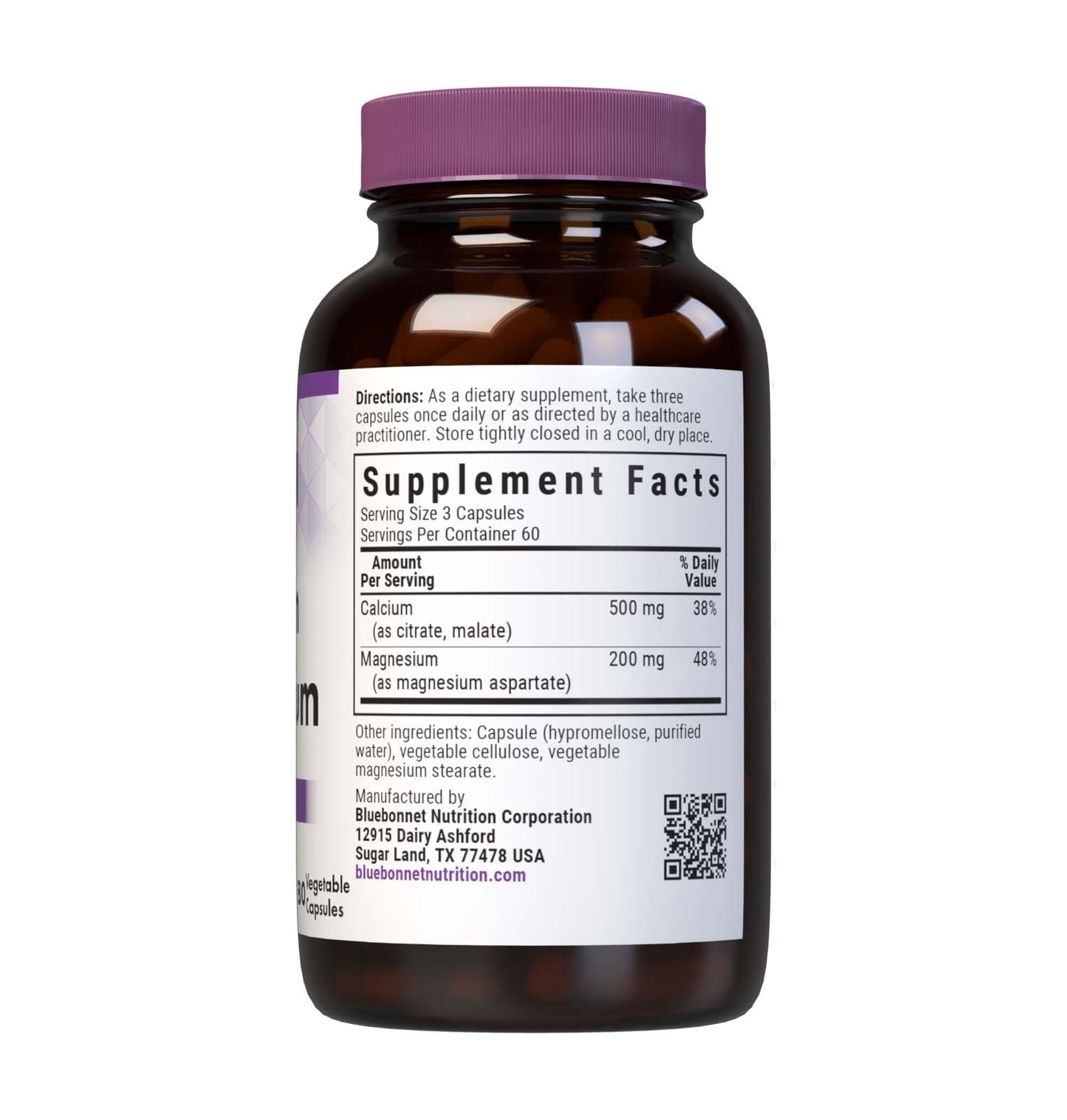 BlueBonnet Calcium & Magnesium Capsules 180