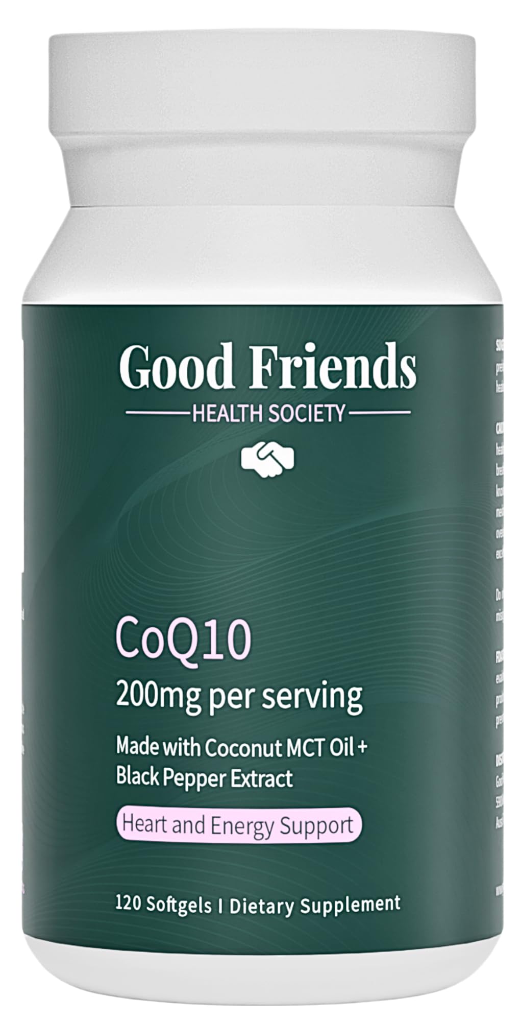 Good Friends Health Society Ubiquinol CoQ10 200mg Softgels 120