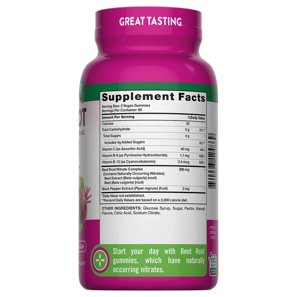 Nature's Truth Beet Root Gummies, 120 Gummies