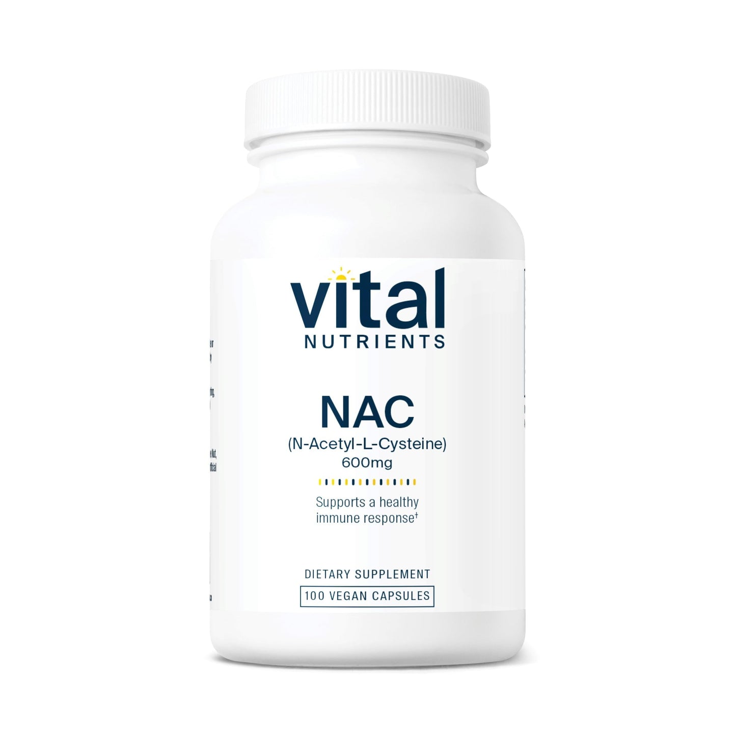 Vital Nutrients NAC 600mg N-Acetyl Cysteine 100 Capsules
