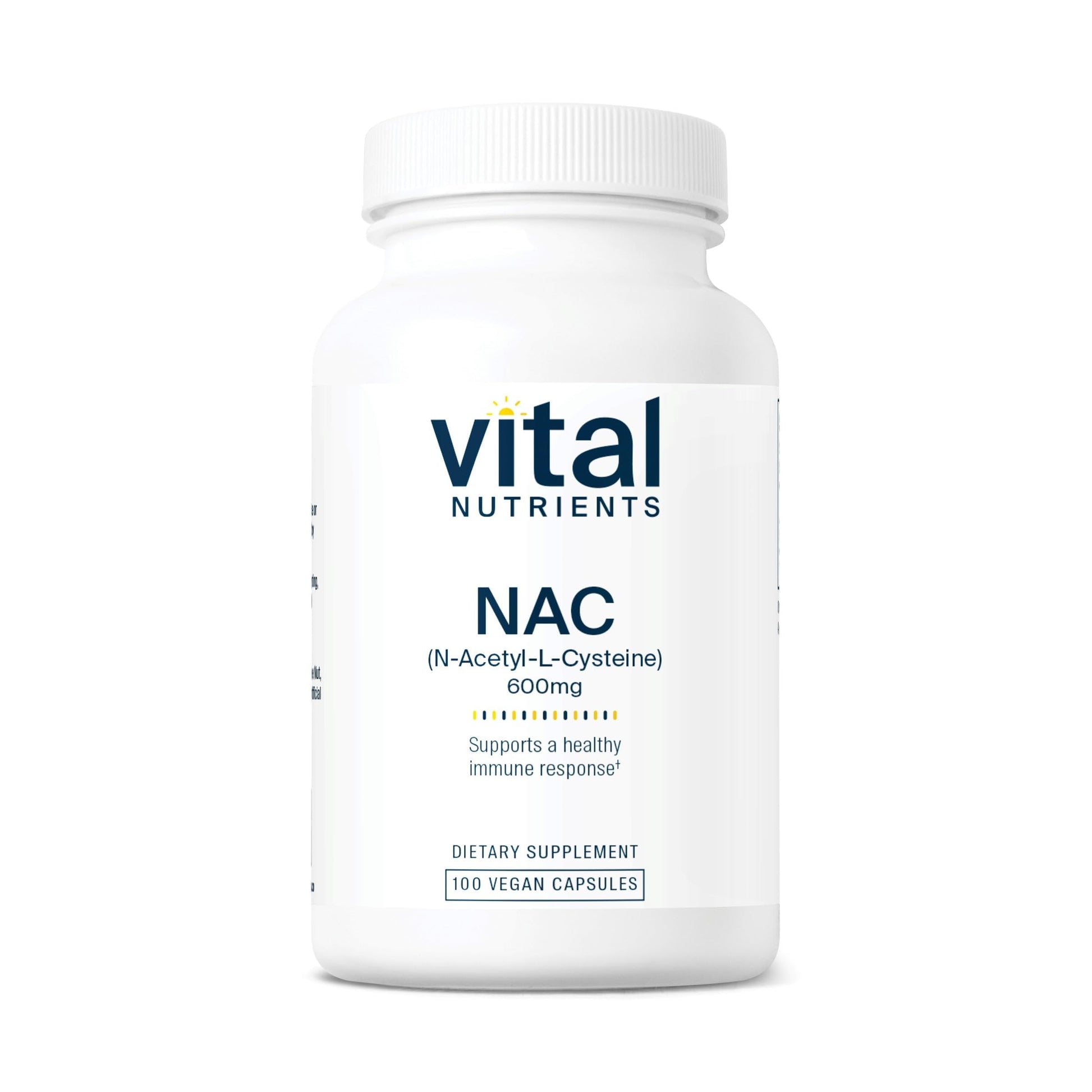 Vital Nutrients NAC 600mg N-Acetyl Cysteine 100 Capsules