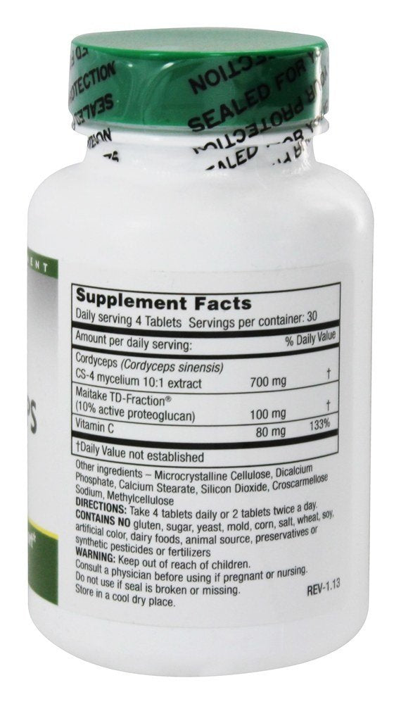 Mushroom Wisdom Super Cordyceps Tablets 1 Count