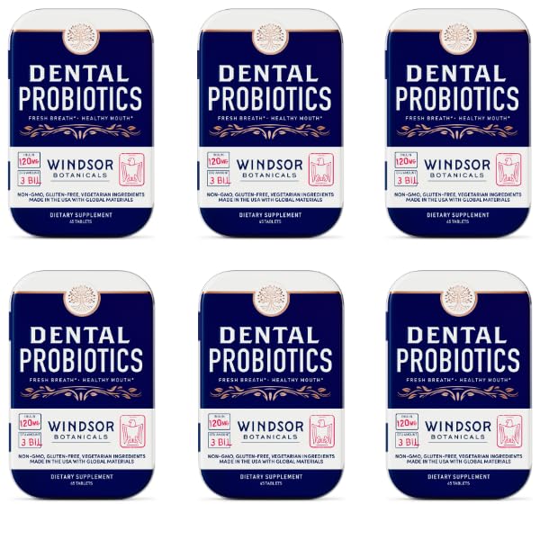 WINDSOR BOTANICALS Dental Probiotics for Teeth and Gums Tablets, 270