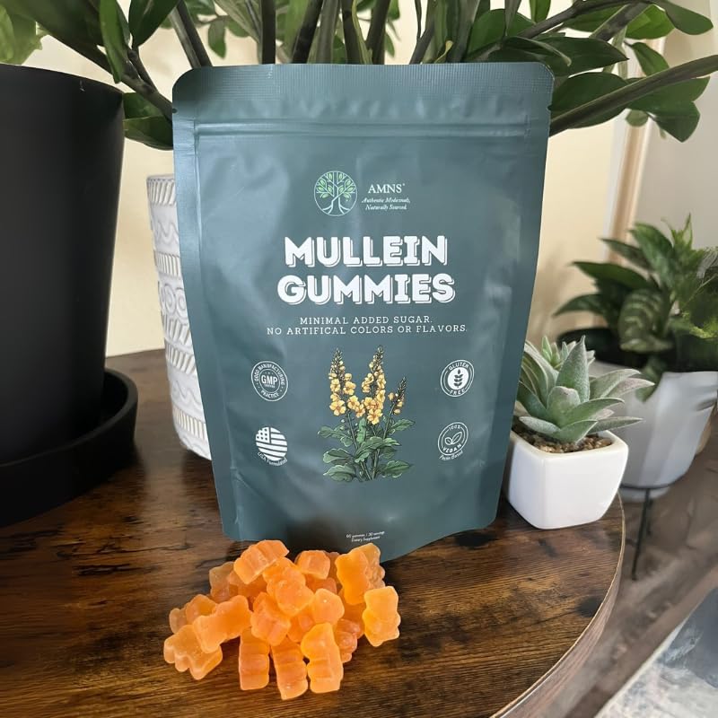AMNS Mullein Gummies for Lungs 30 Count