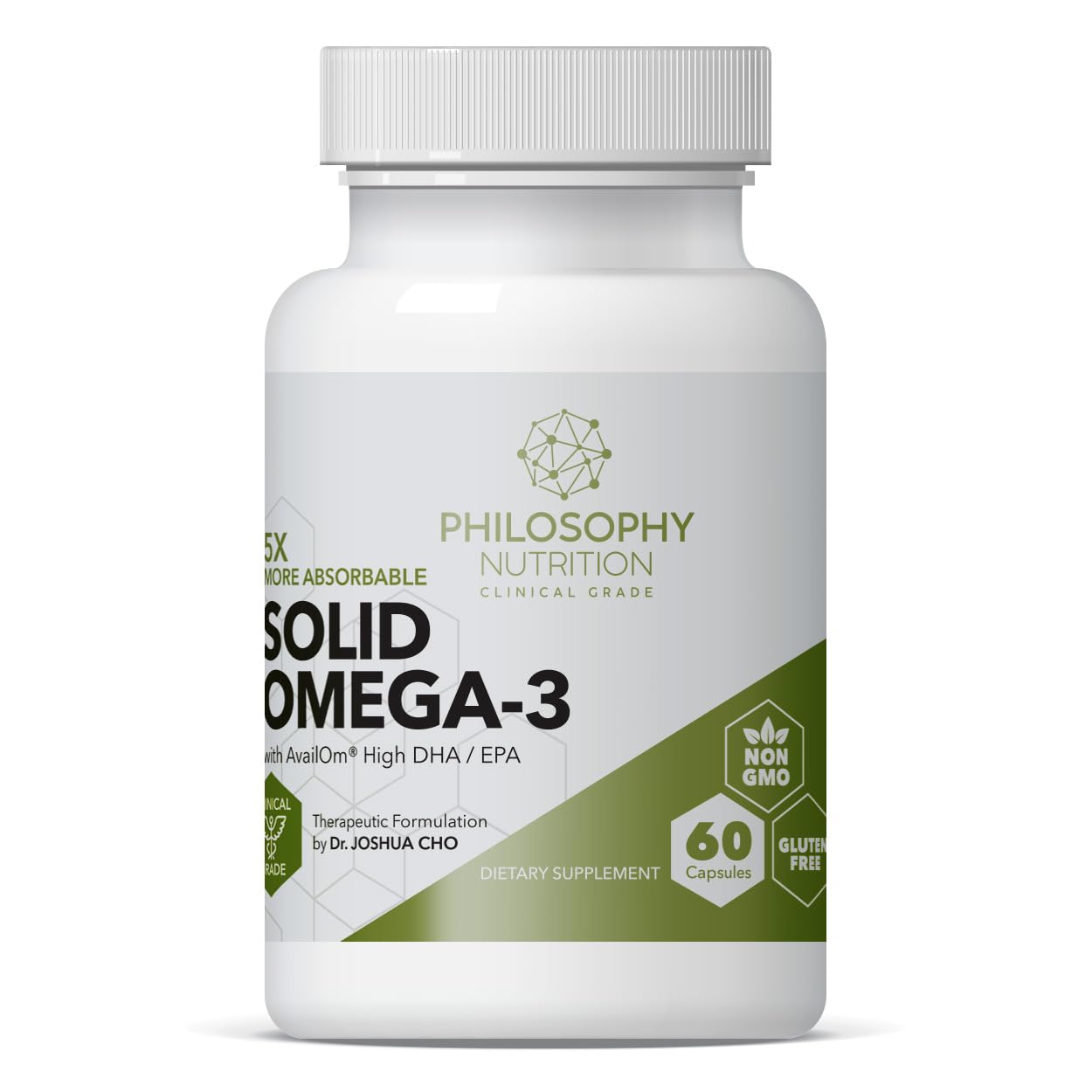 Philosophy Nutrition Solid Omega-3 Capsules, 60 Count