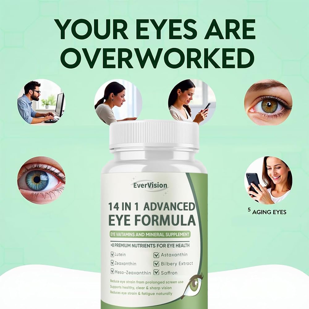 EVERVISION 14-in-1 Advanced Eye Formula, 120 Capsules