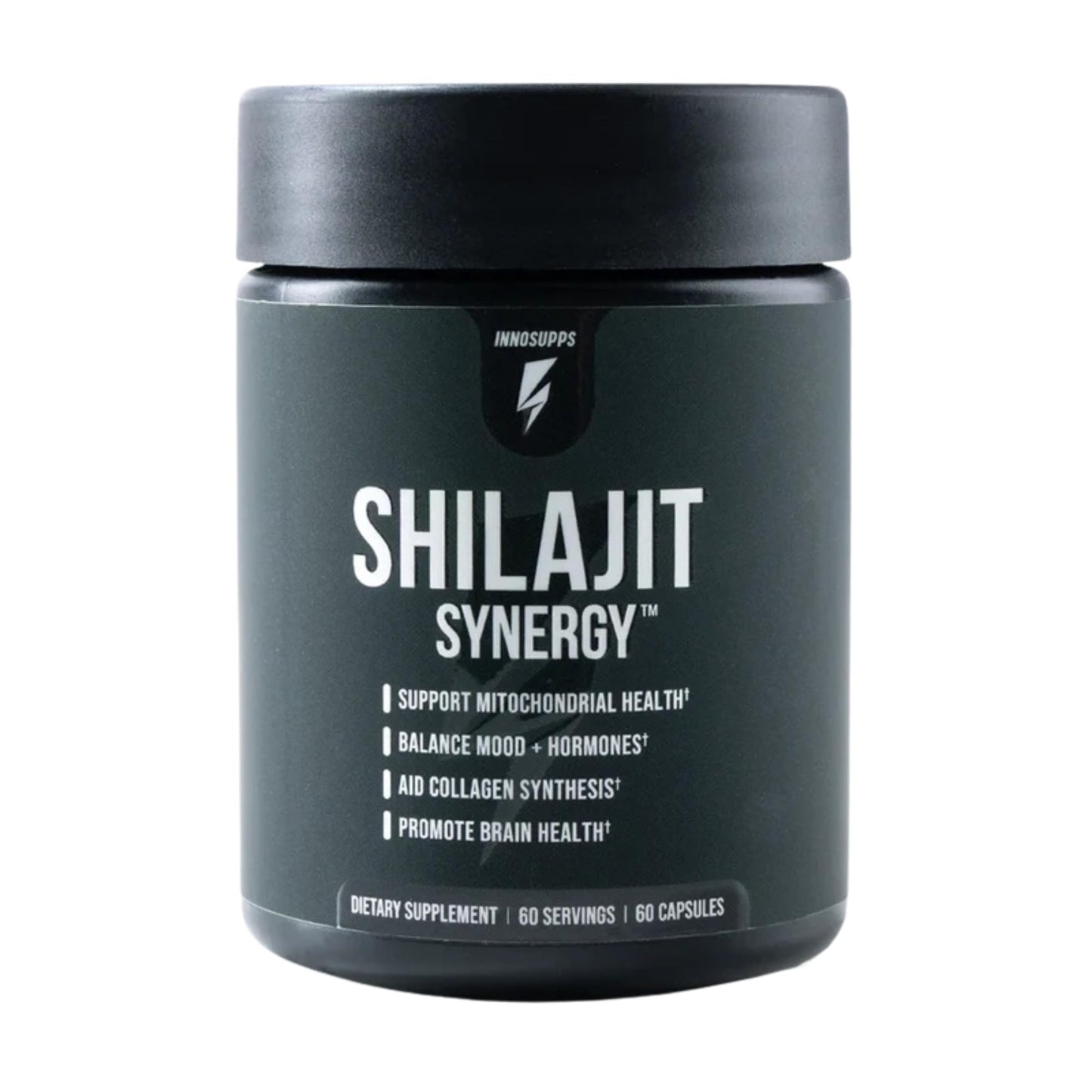 InnoSupps Shilajit Synergy, Ashwagandha, Ginseng & Rhodiola, 60 Capsules