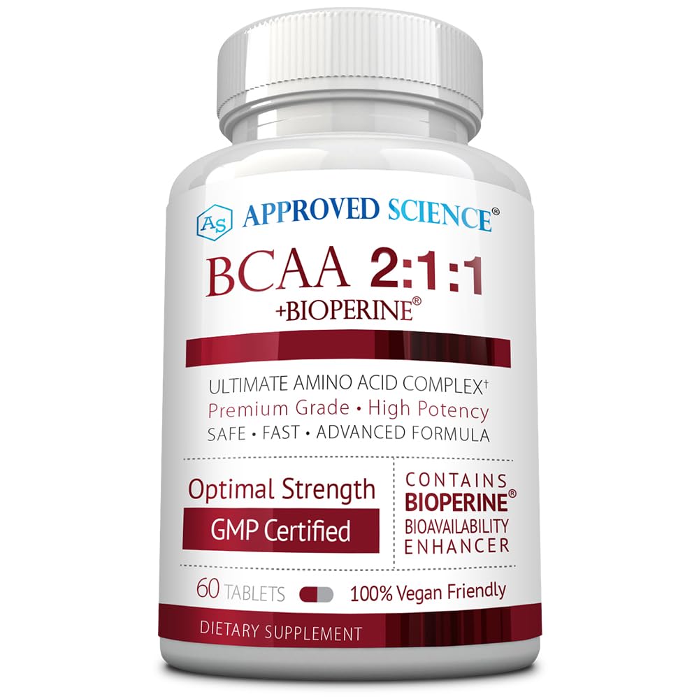 Approved Science BCAA Supplement Tablets 60