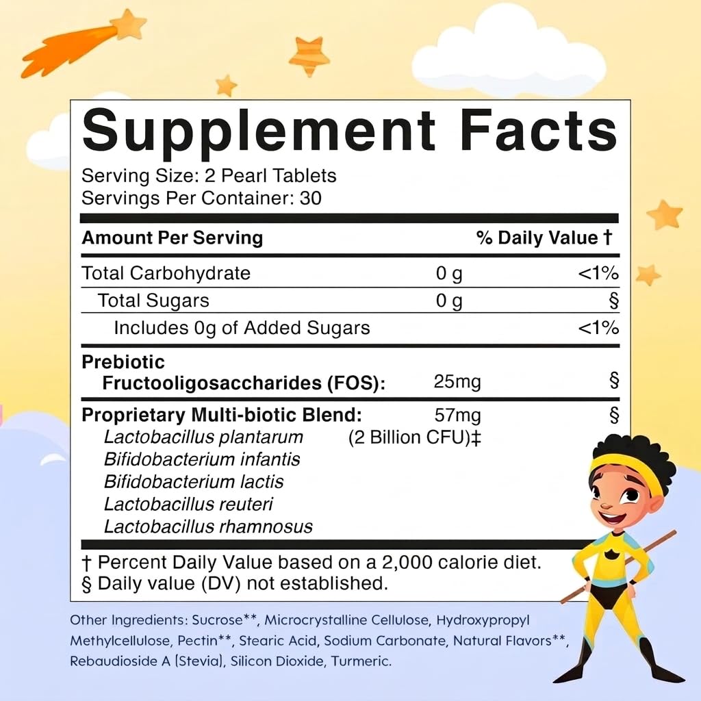 LOVEBUG Probiotics for Kids 60 Tablets