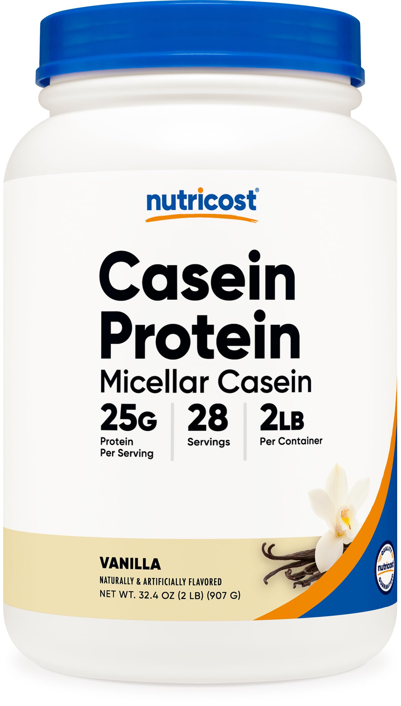 Nutricost Casein Protein Powder Vanilla 32 Servings