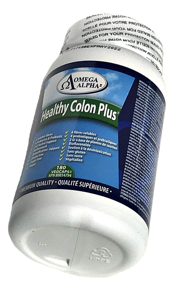 Omega Alpha Healthy Colon Plus Capsule, 180 Capsules
