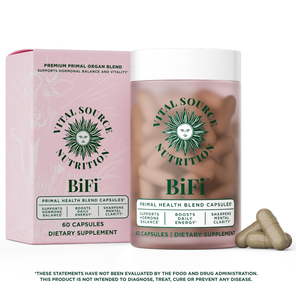 Vital Source Nutrition BiFi Capsules - Beef Organ Primal Blend, 60 Capsules
