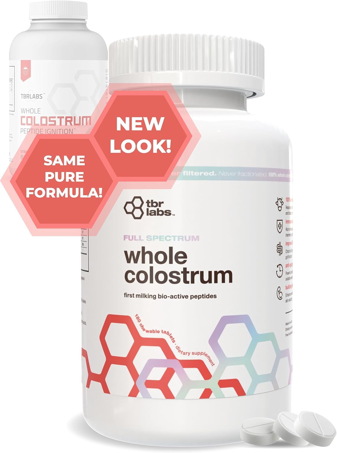 TBR Labs Bovine Colostrum Powder Tablets 180 Tablets