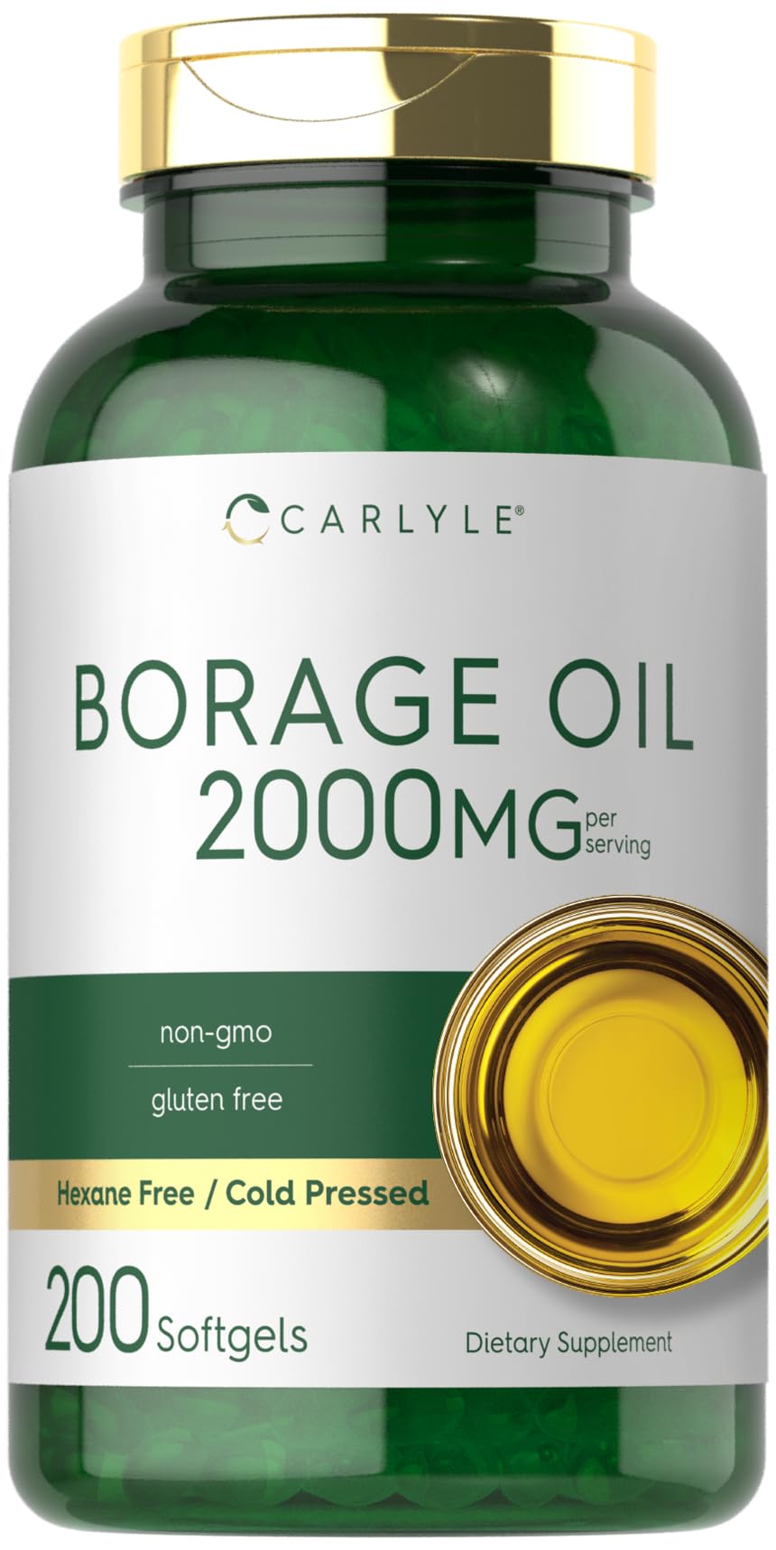 Carlyle Borage Oil Supplement Softgel 200