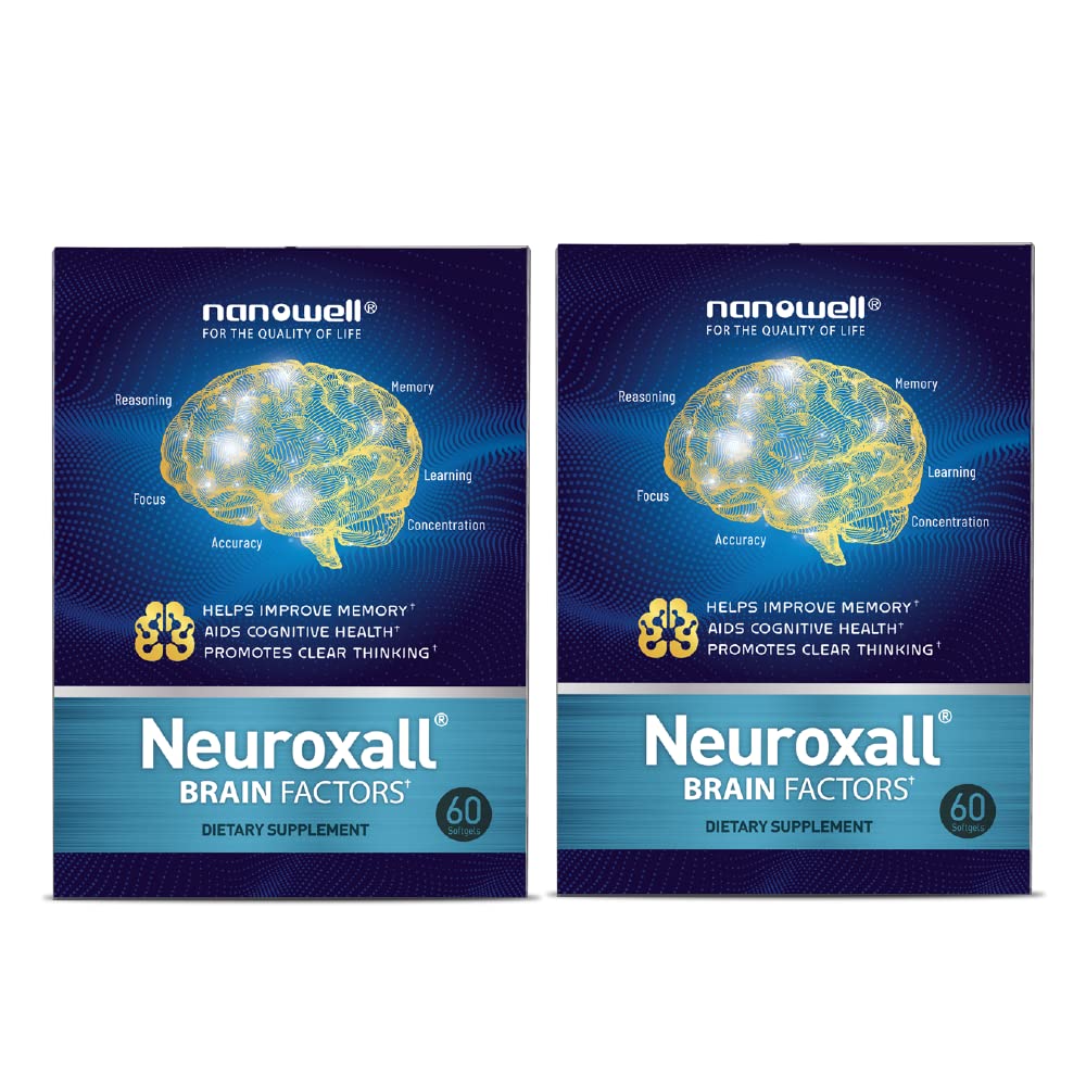 NANOWELL Neuroxall Brain Health Supplement Softgels 120