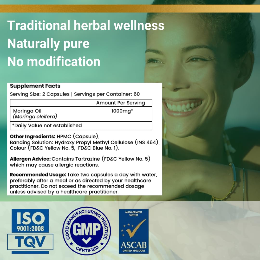 Voll Santé Moringa Oil Capsule 120 Veg Capsules