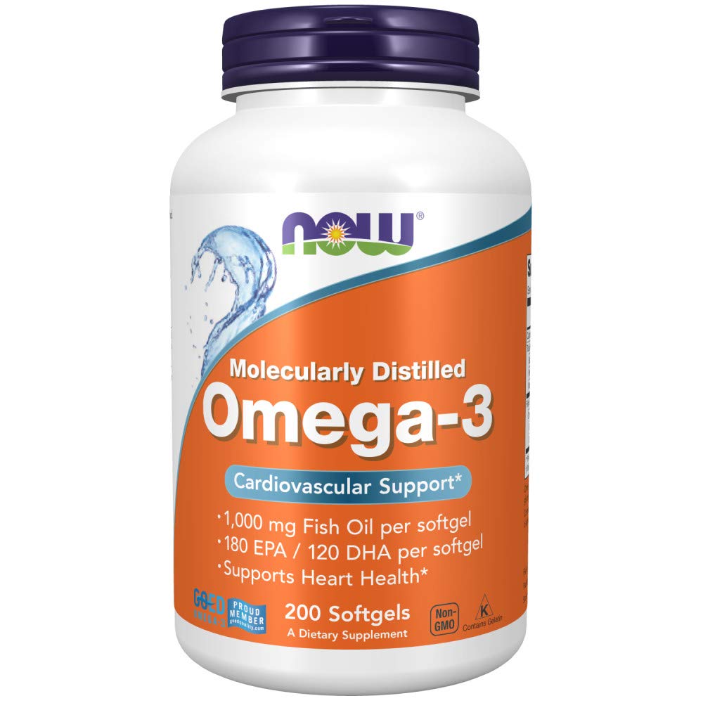 NOW Foods Omega-3 Fish Oil Softgel 200