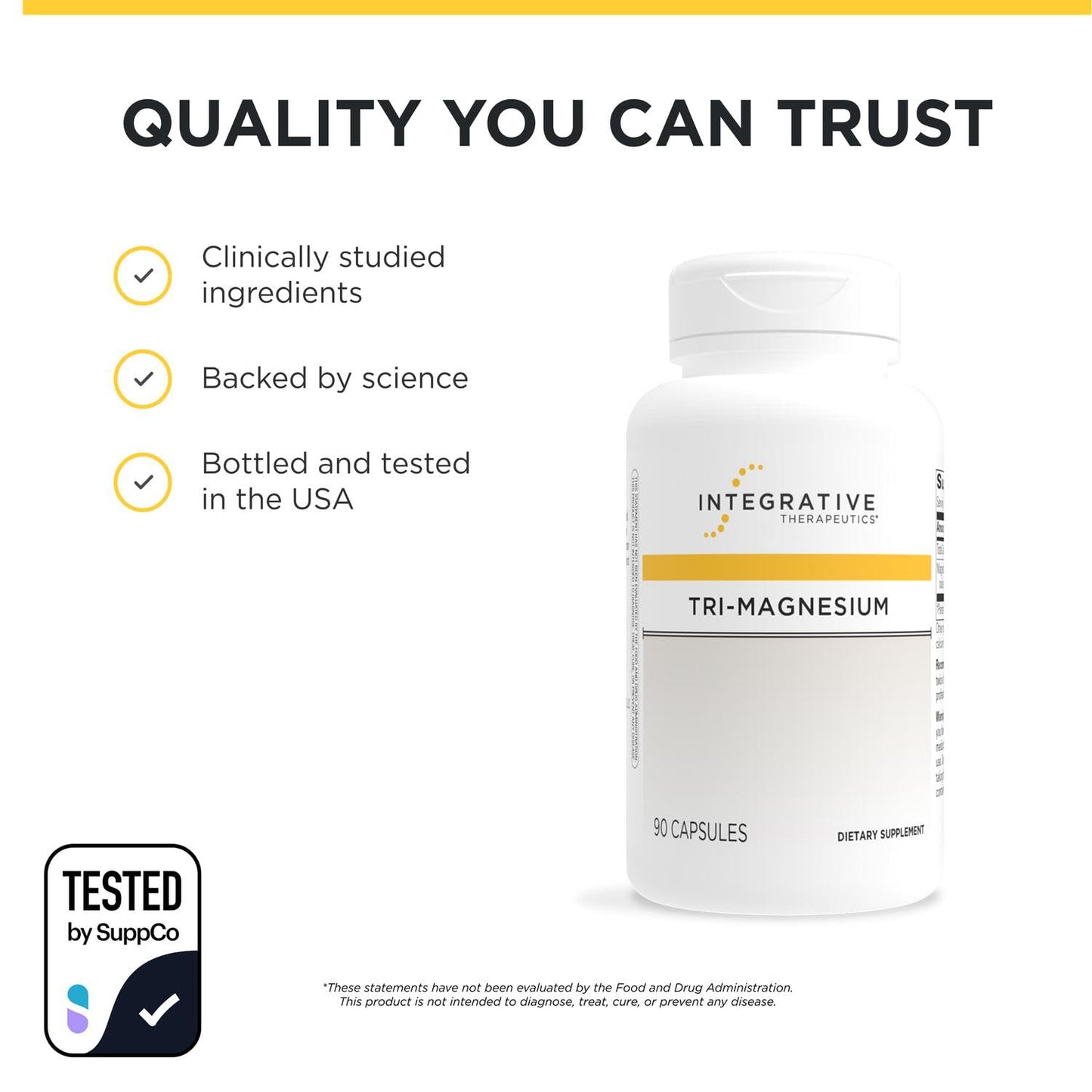 Integrative Therapeutics Tri-Magnesium Capsules 180 Capsules