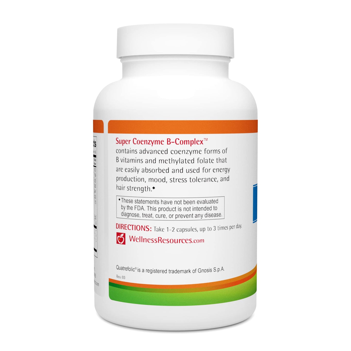 Wellness Resources Super Coenzyme B Complex Capsules 90 Count