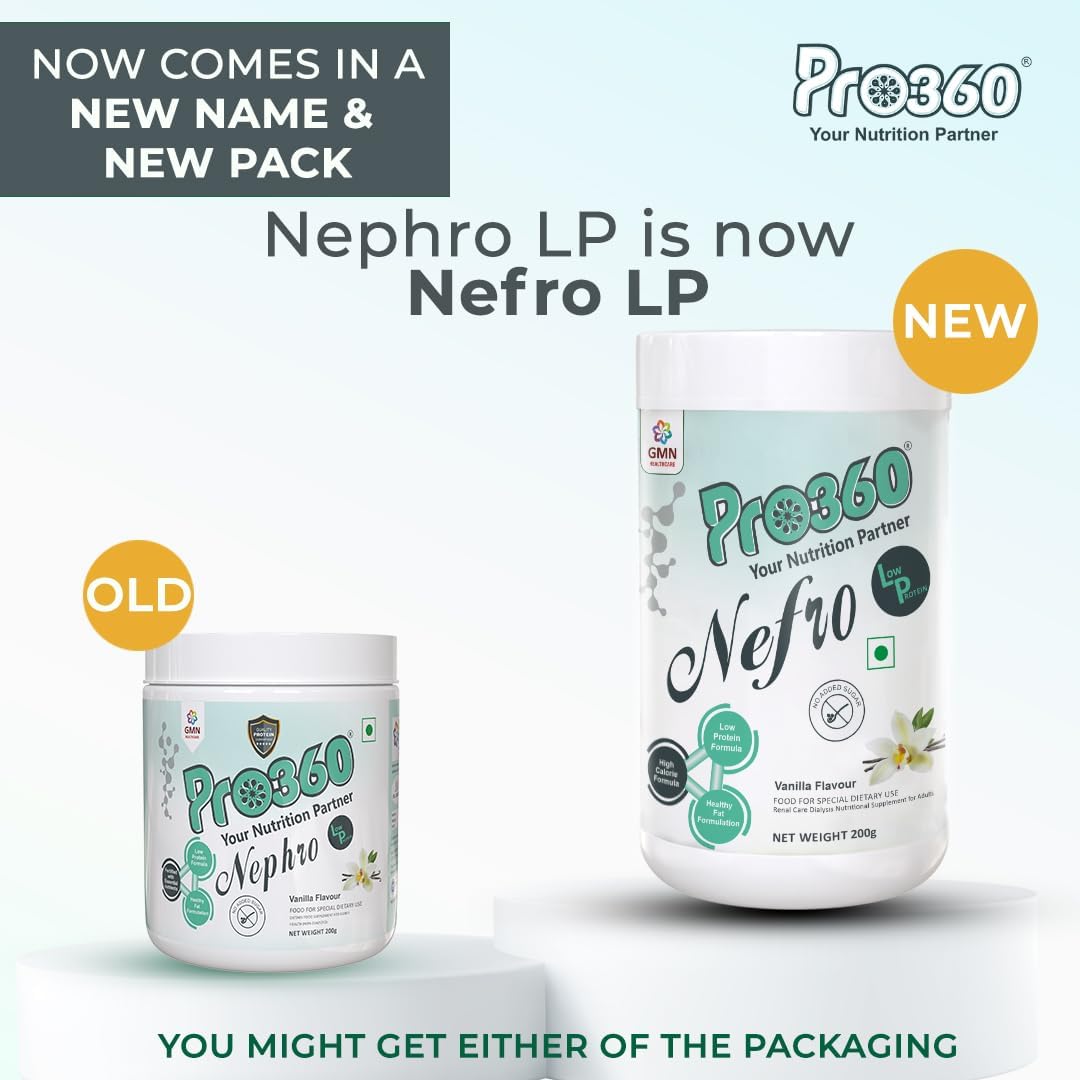Generic Nefro Lp (FKA Nephro Lp) Low Protein Non-Dialysis Care Supplement Powder, 1 Count
